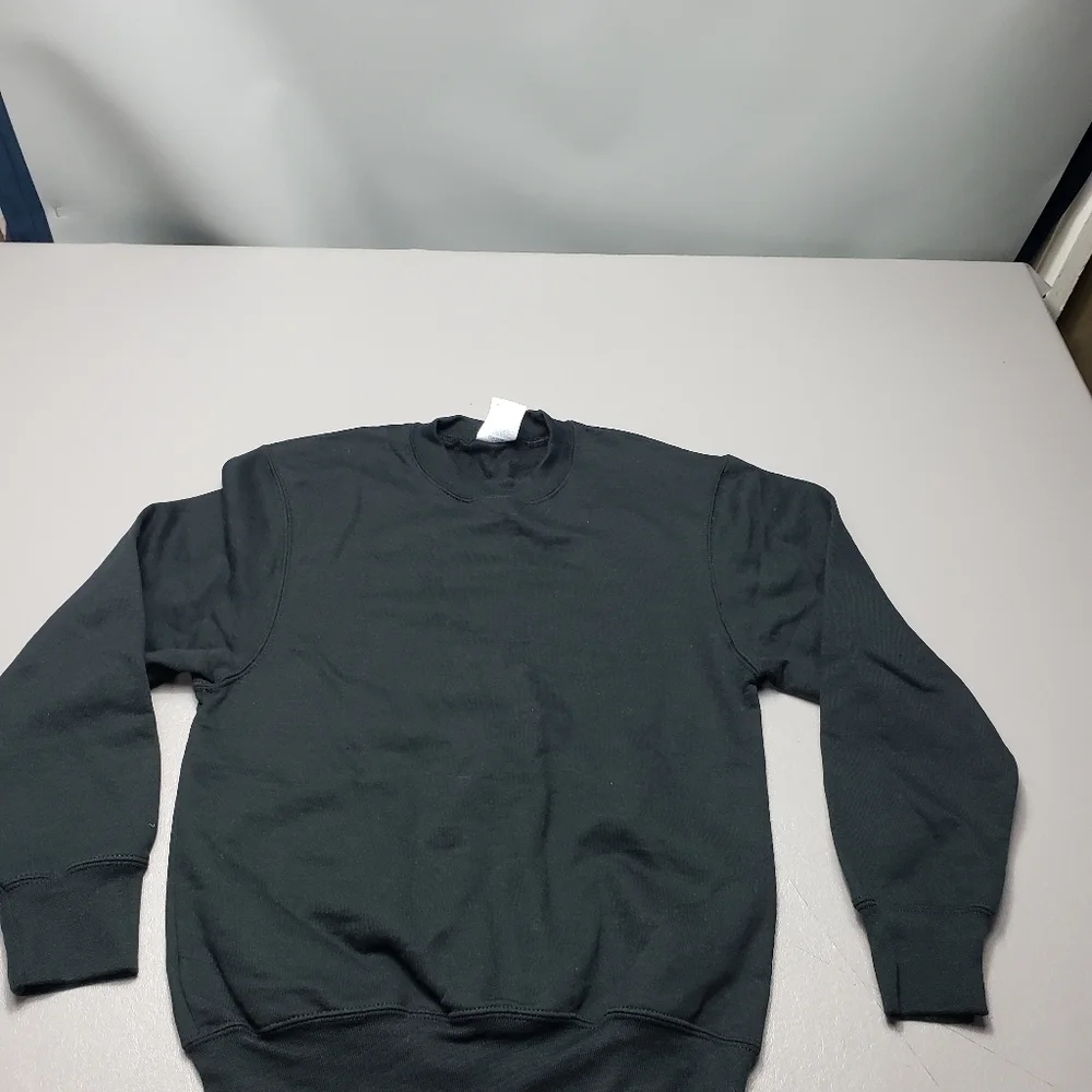 port and company basic black sweater kids gender neutral size medium